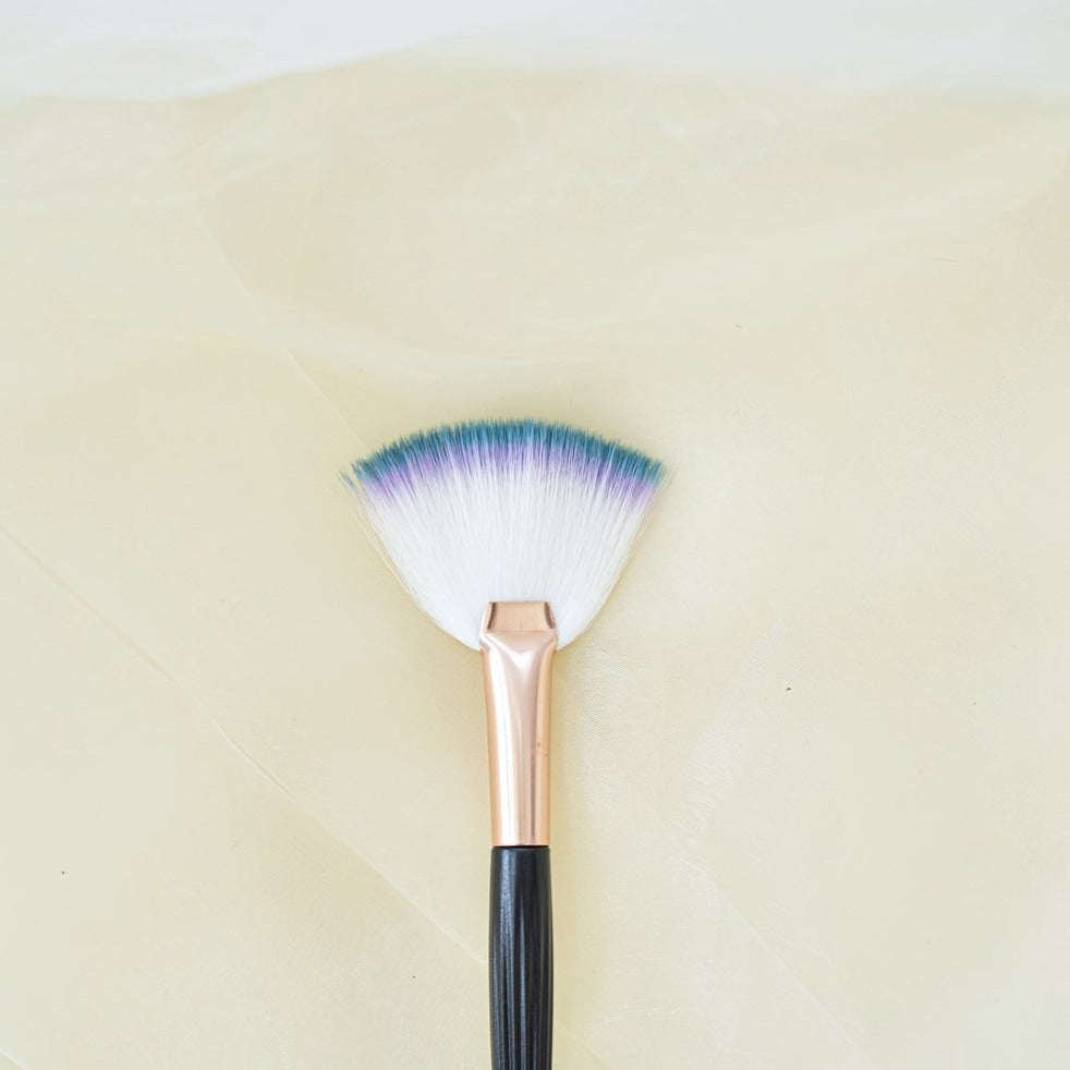 20 pcs Black Mermaid Soft Nylon Makeup Brushes